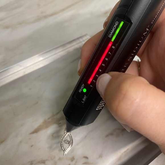 GENUINE Diamond necklace 925 Sterling silver - Picture 15 of 15